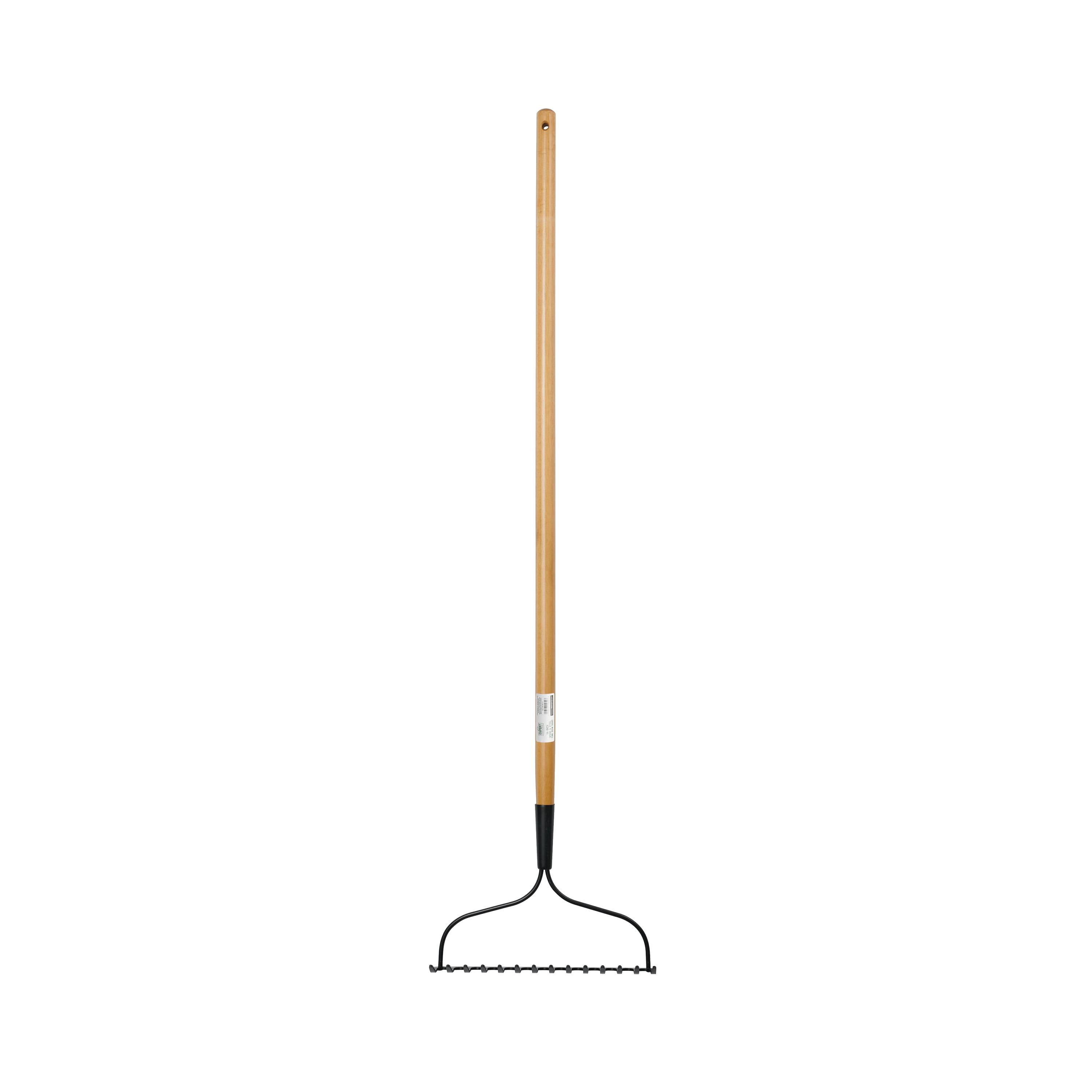 Expert Gardener 14-inch Wood & Steel Tine Bow Rake