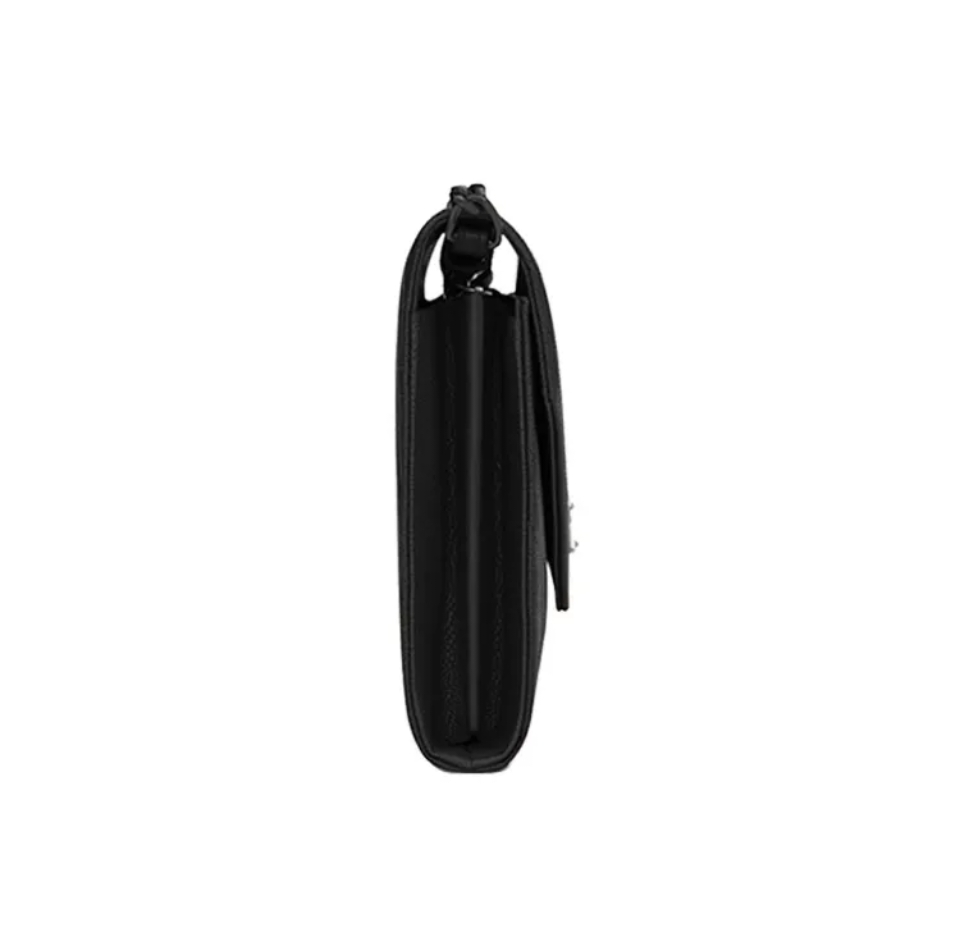 YSL WOC Chain Bag Black Logo