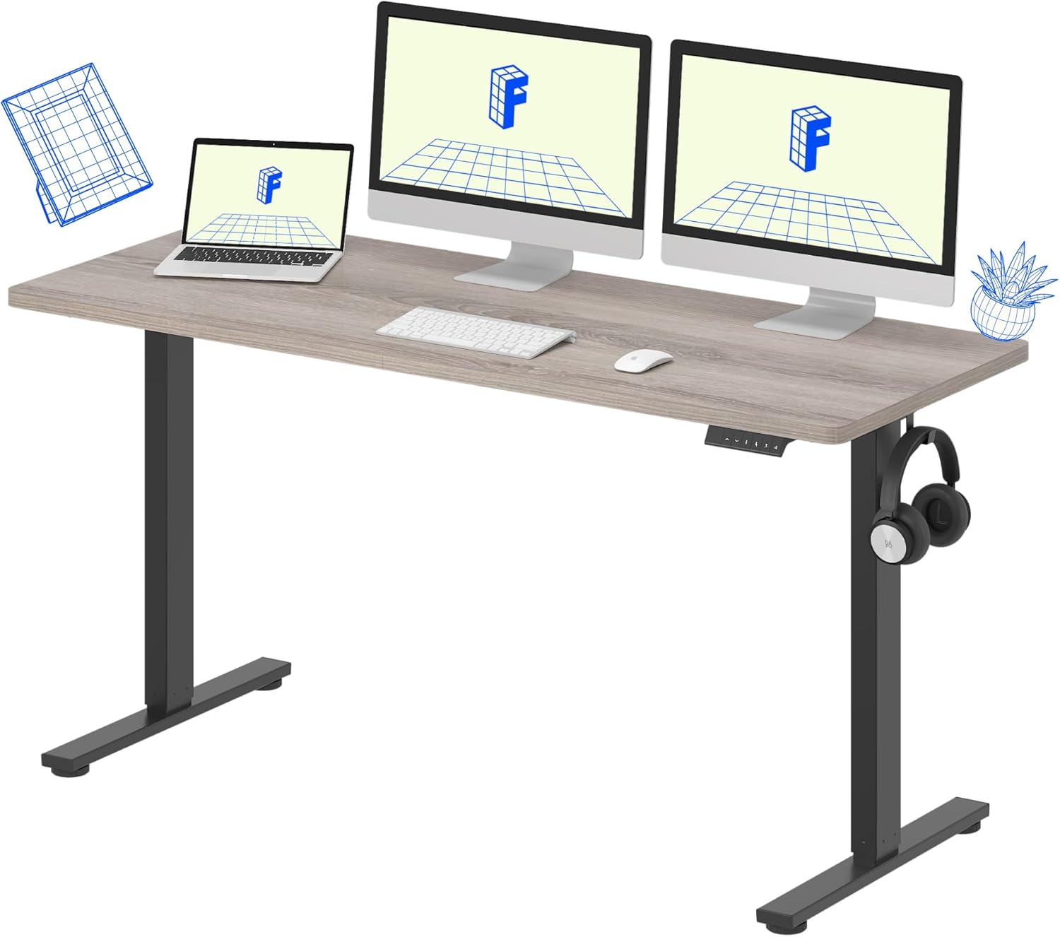 FLEXISPOT EN1 Whole-Piece Standing Desk