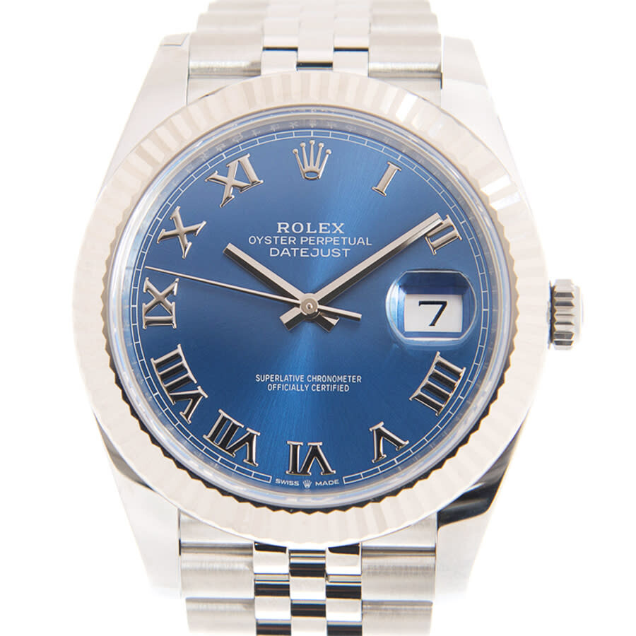 Rolex Oyster Perpetual Datejust Automatic Blue Dial Men s Watch 126334 BLRJ（Lifetime free warranty+90-days replacement service & Refund!.）