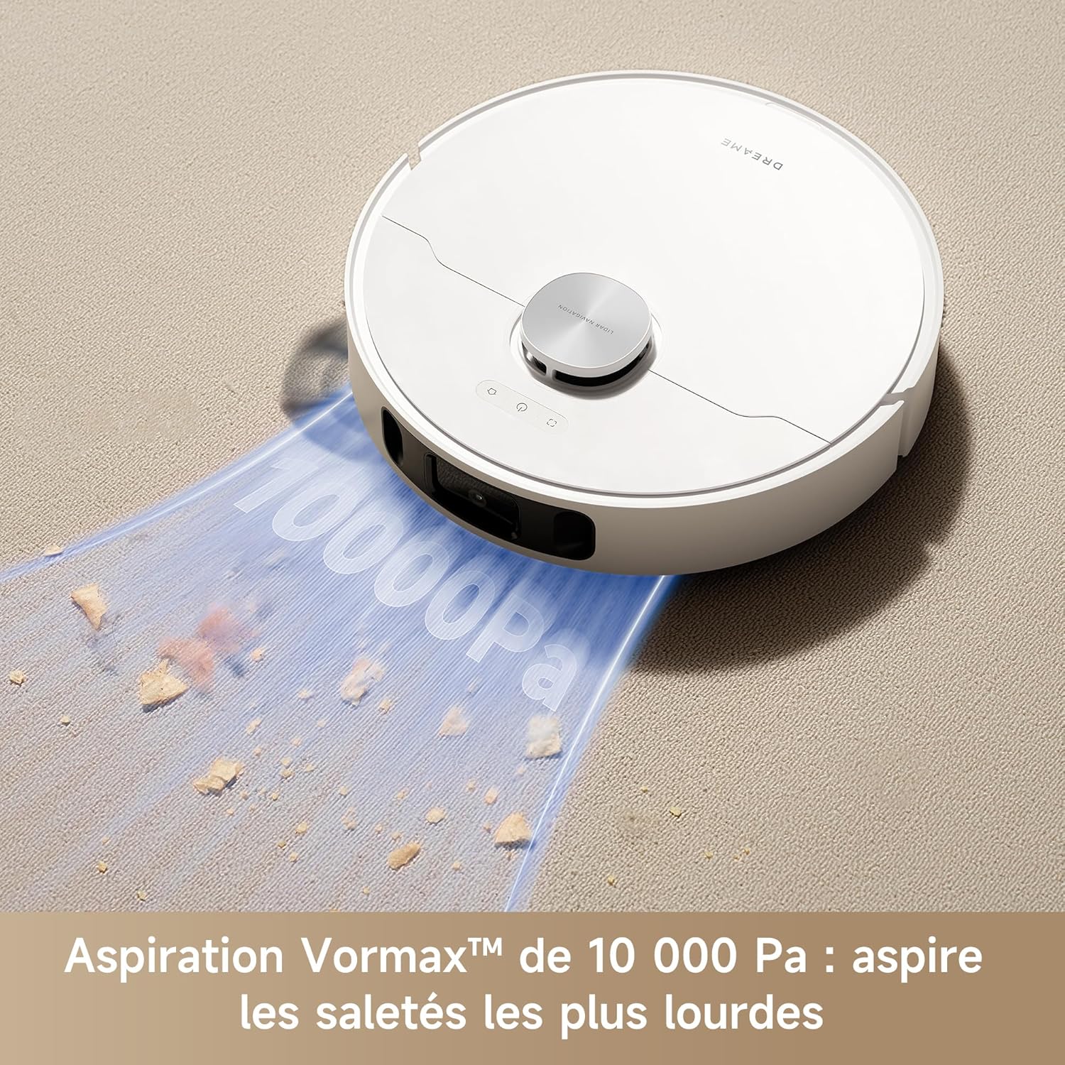 Robot aspirateur laveur L10s Ultra Gen 2 10000Pa MopExtend RoboSwing base automatique mode animaux 32 niveaux eau DuoScrub