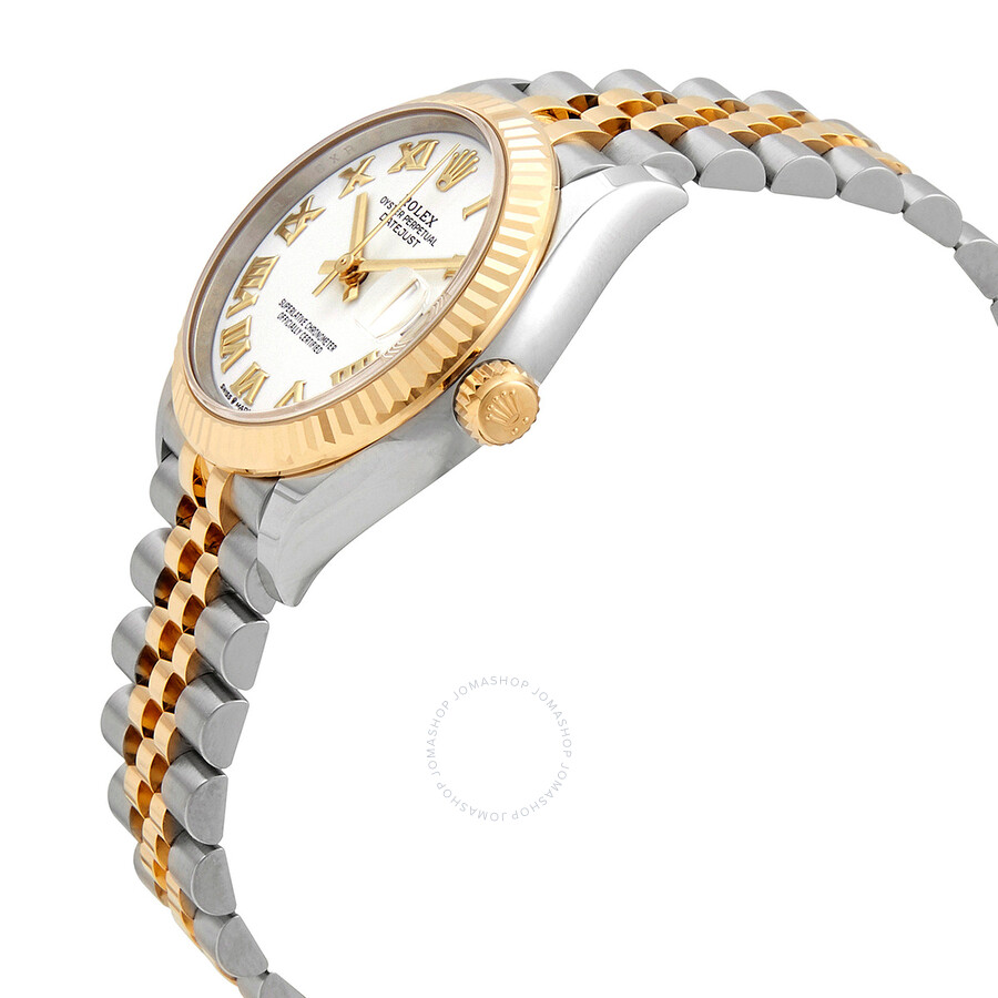 Rolex Datejust 31 White Dial Automatic Ladies Steel and 18kt Yellow Gold Jubilee Watch 278273WRJ（Lifetime free warranty+90-days replacement service & Refund!.）