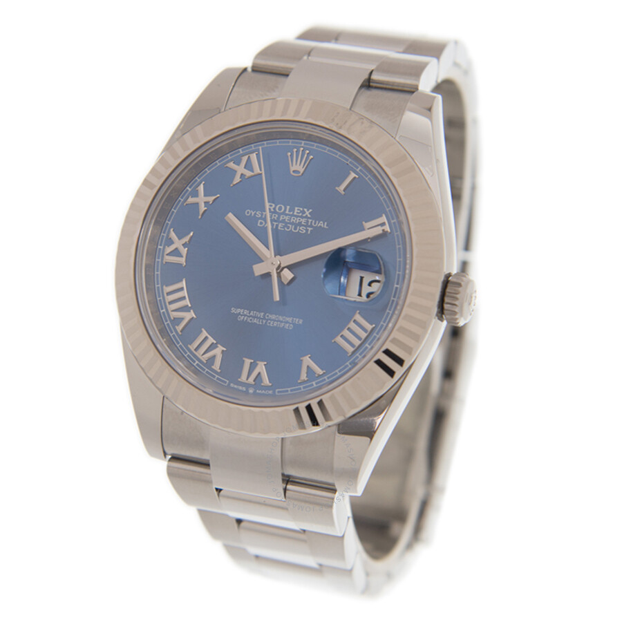 Rolex Oyster Perpetual Datejust Automatic Blue Dial Men s Watch 126334BLRO（Lifetime free warranty+90-days replacement service & Refund!.）