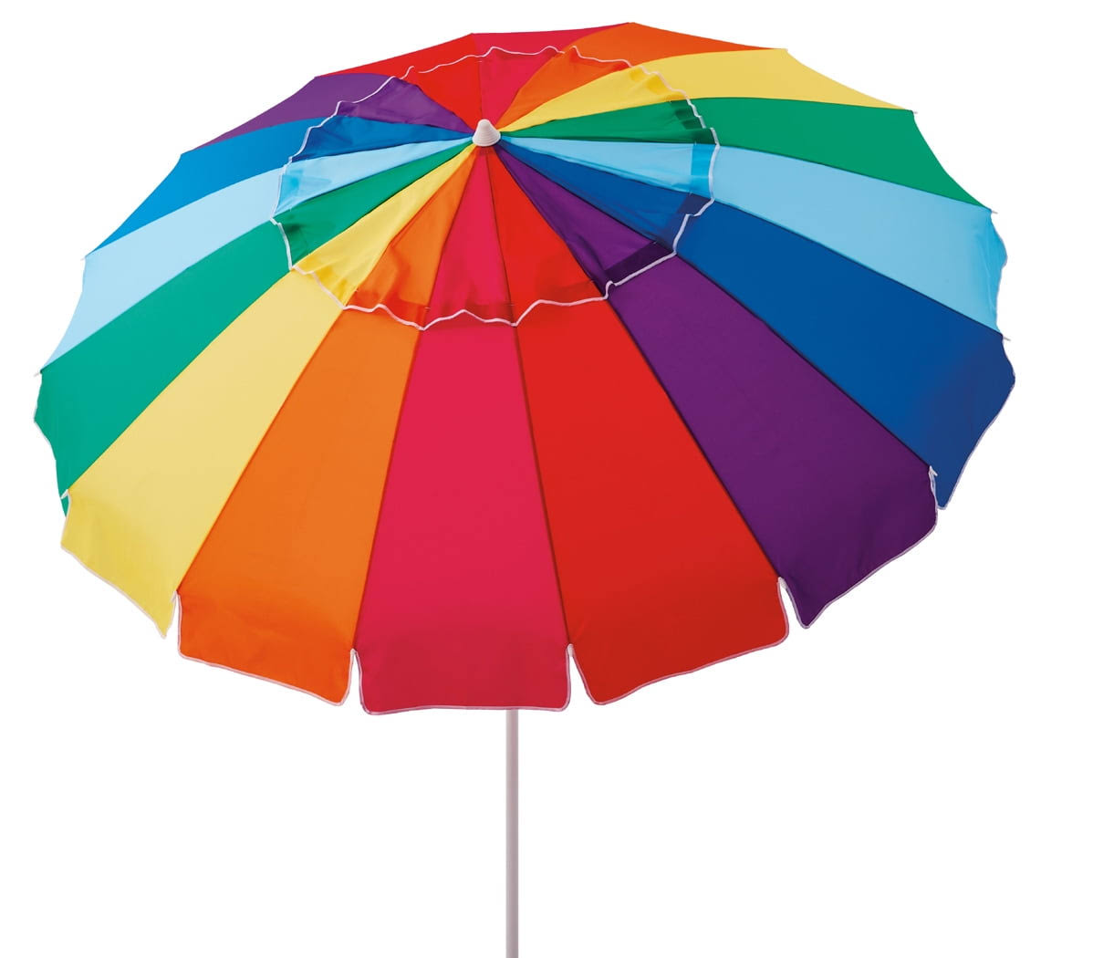 Mainstays 8 Feet Beach Umbrella, Rainbow, Size: 8'