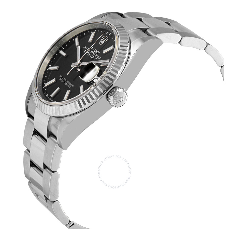 Rolex Datejust 36 Black Dial Automatic Men s Oyster Watch 126234BKSO（Lifetime free warranty+90-days replacement service & Refund!.）