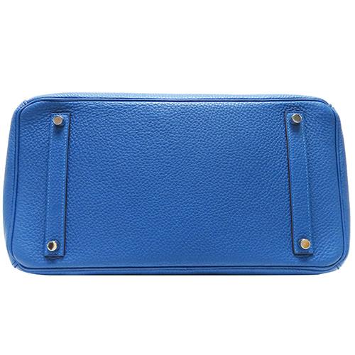 HERMES Epsom Candy Birkin 30 Deep blue Tyrien Rubis 