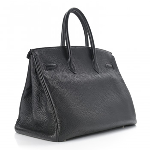 HERMES Epsom Candy Birkin 30 Black Tyrien Rubis 