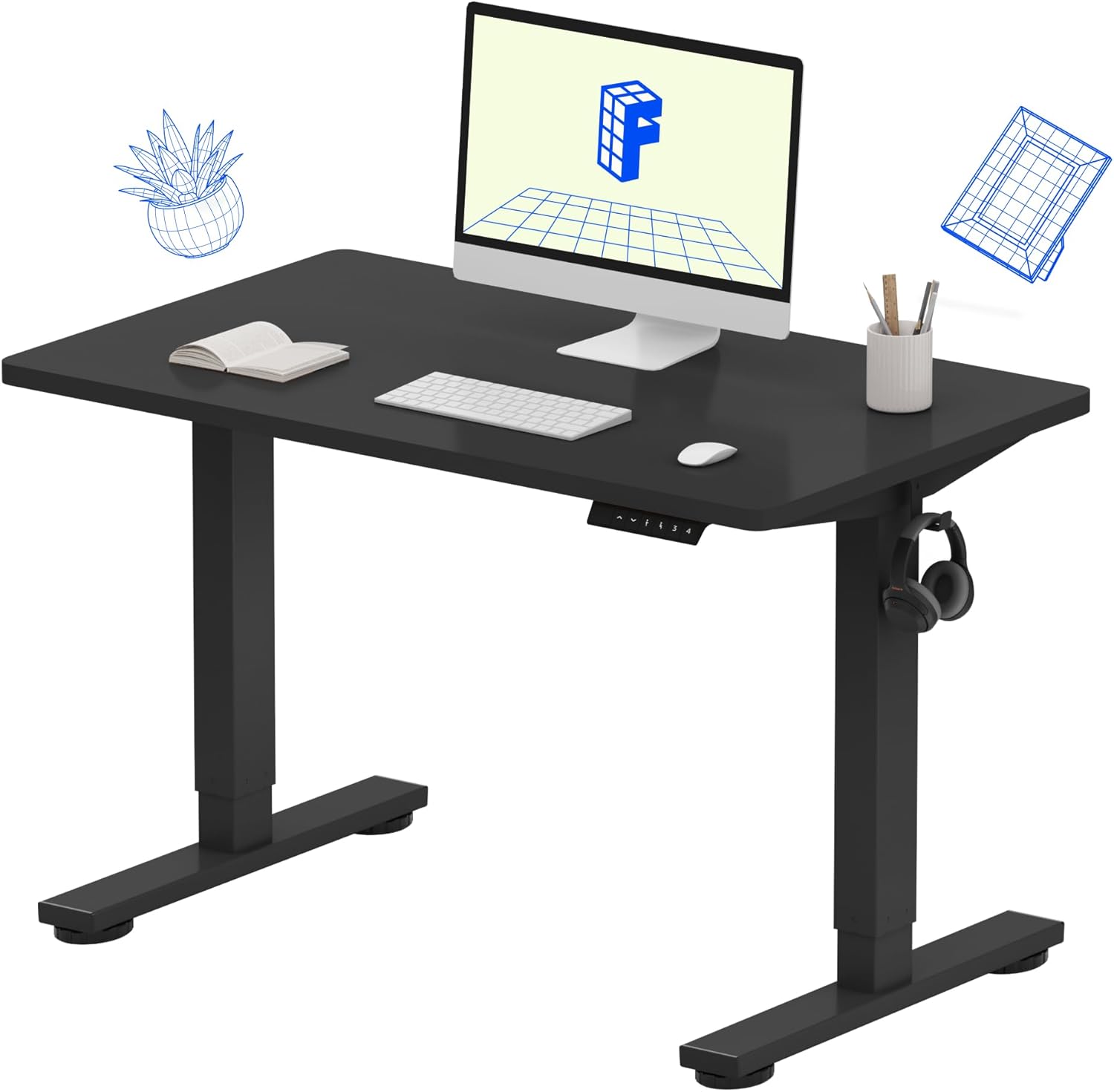FLEXISPOT EN1 Whole-Piece Standing Desk
