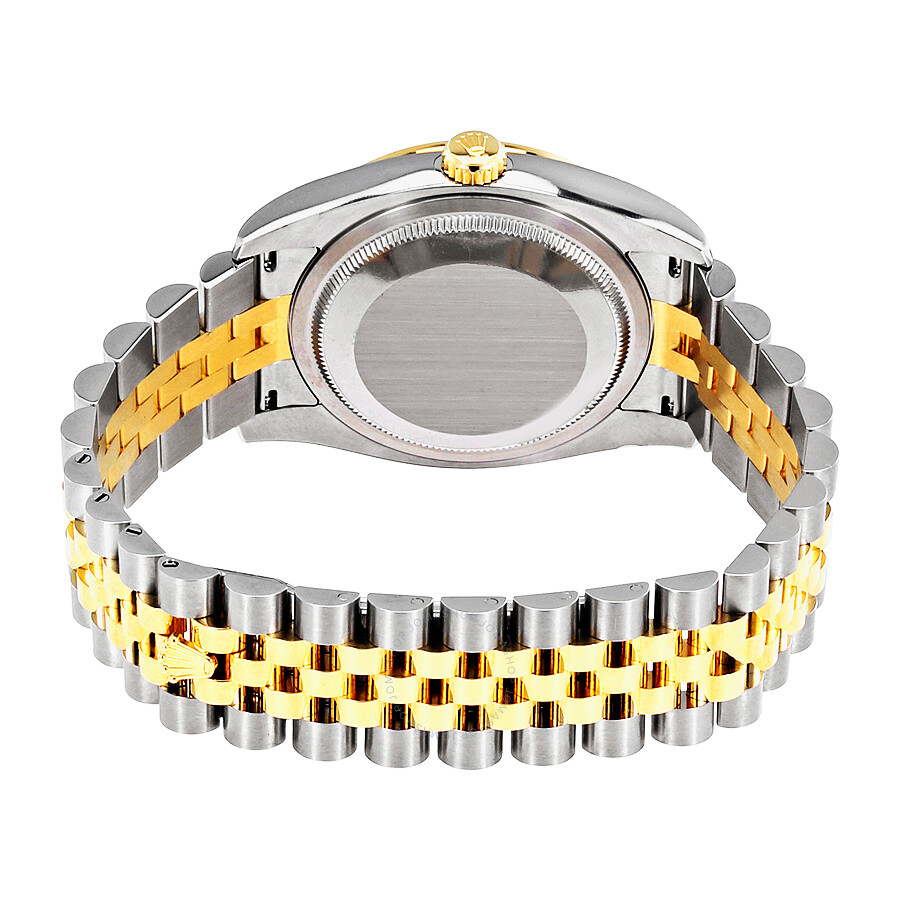Rolex Oyster Perpetual Datejust 36 Black Dial Stainless Steel and 18K Yellow Gold Jubilee Bracelet Automatic Ladies Watch 116243BKDJ（Lifetime free warranty+90-days replacement service & Refund!.）