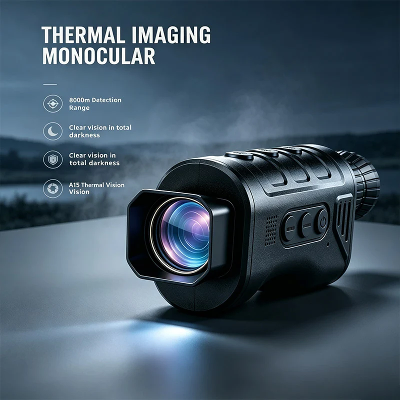 🔥 50% OFF Limited Time – AI15 Thermal Monocular, See Clearly in Darkness with 1080P Night Vision & 8000m Range
