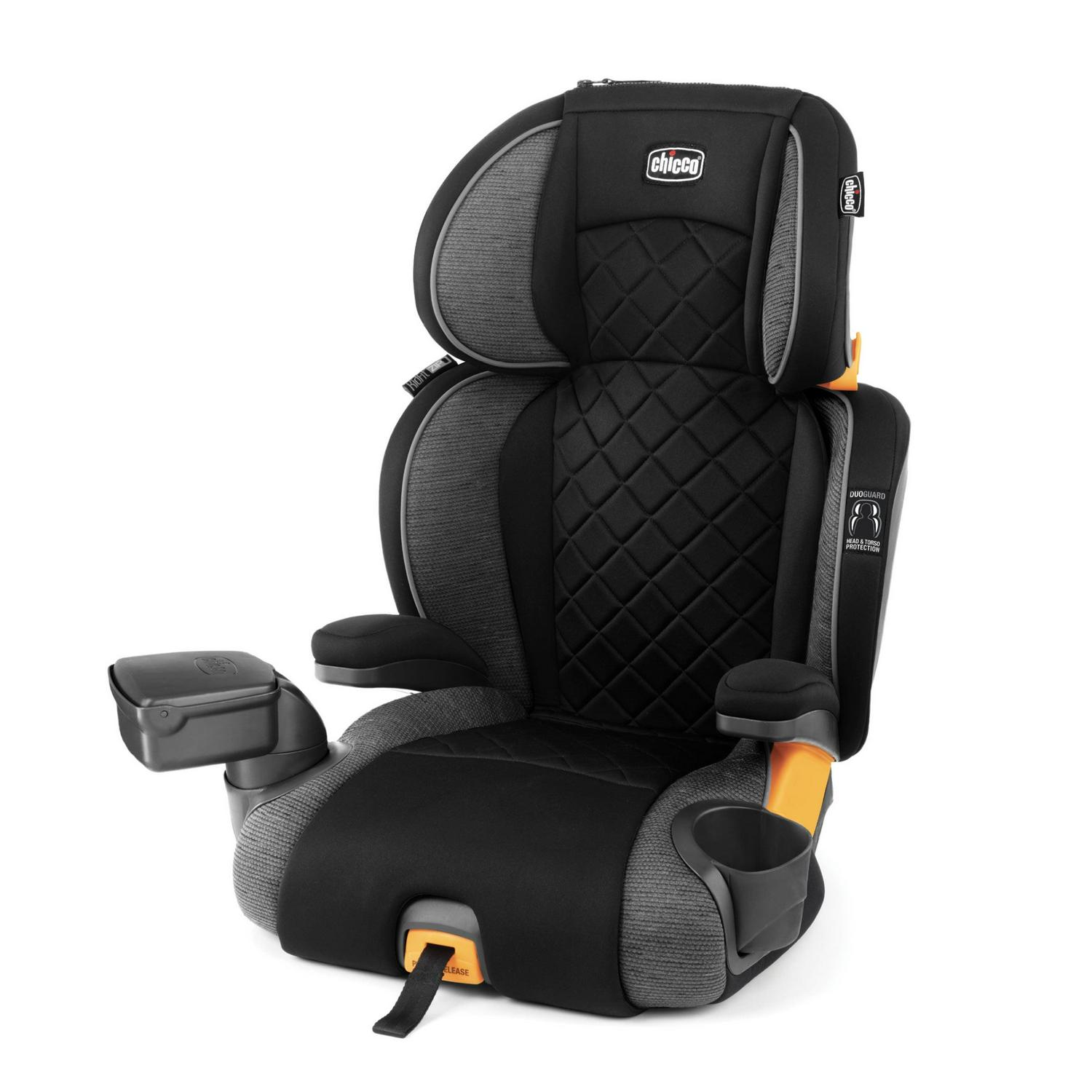 Chicco Kidfit Zip Plus 2 - in - 1 Belt Positioning Booster Car Seat - Taurus (Black/Grey). New