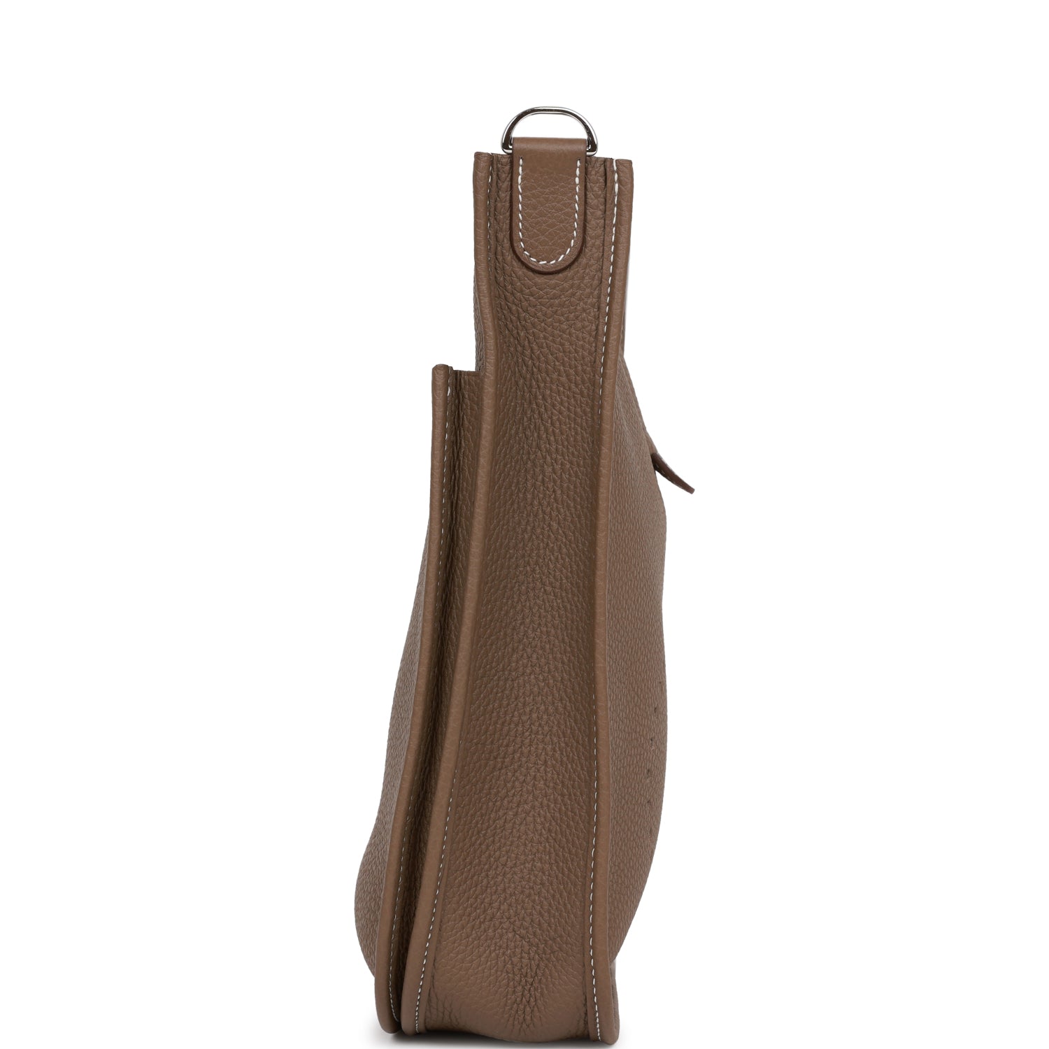 Hermes Evelyne III PM Etoupe Clemence Palladium Hardware