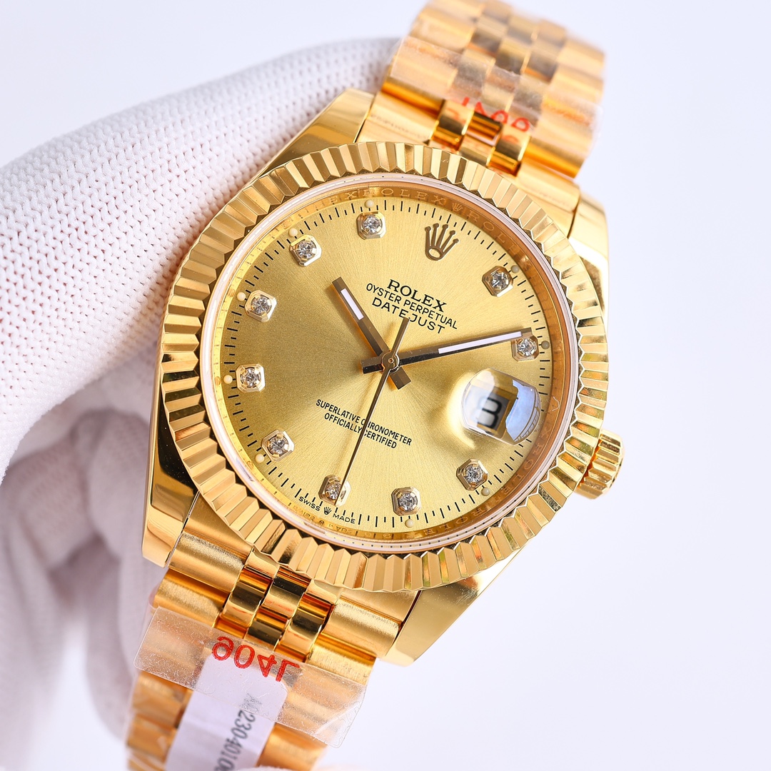 Rolex Datejust Oystersteel all yellow gold