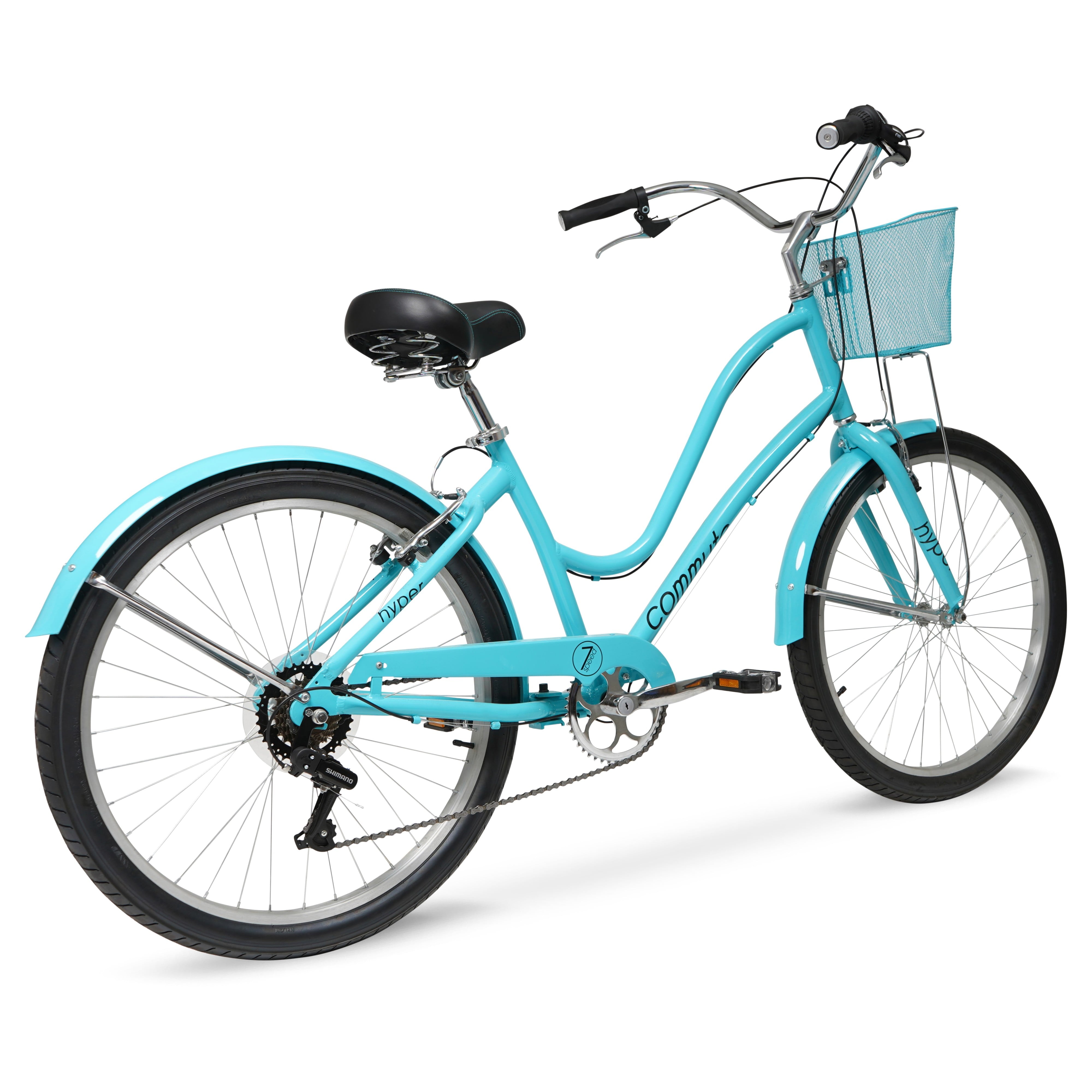 Bicycle 26 Woman's Commute Neon Teal