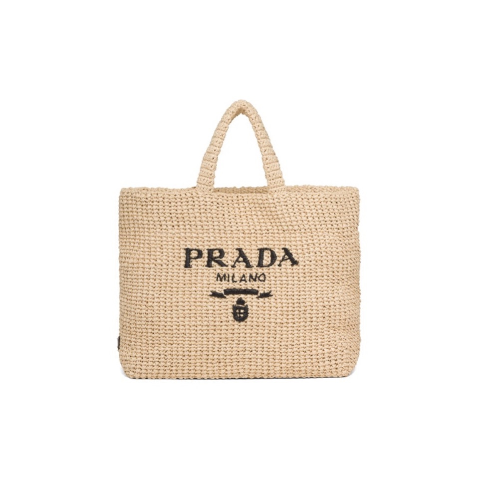 Prada Rafha Logo Tote bag