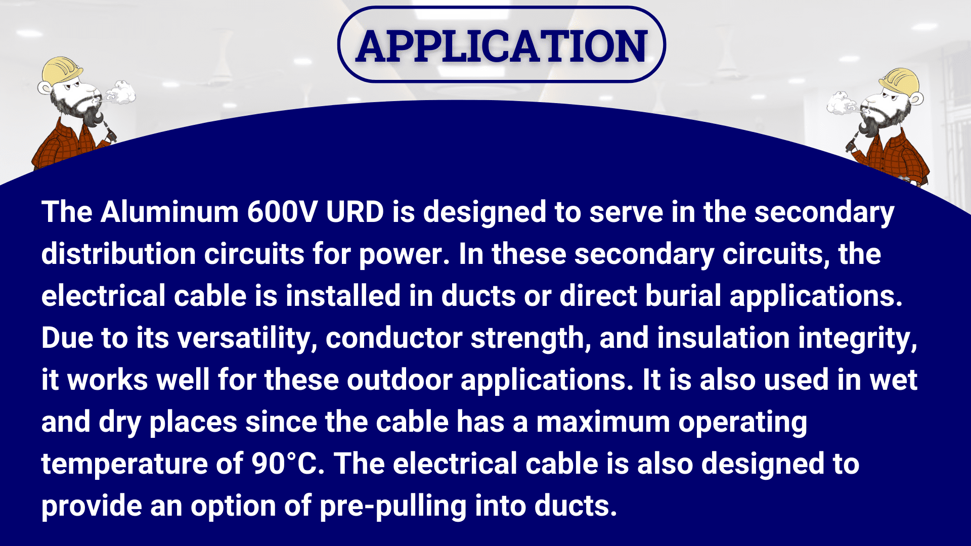 100' Aluminum URD Dyke 2 - 2 - 2 - 4 Cable Direct Burial Quadruplex Secondary Wire by General Cable