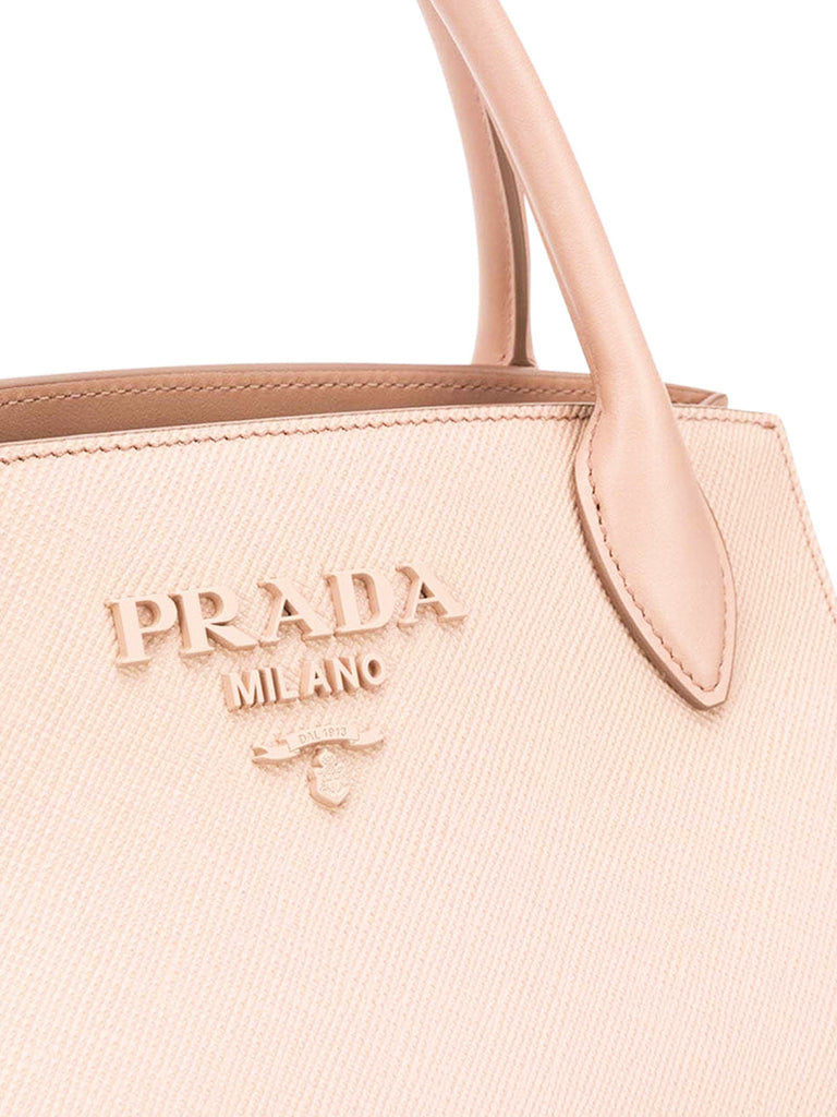 Prada Saffiano Leather Prada Monochrome Bag in Powder Pink