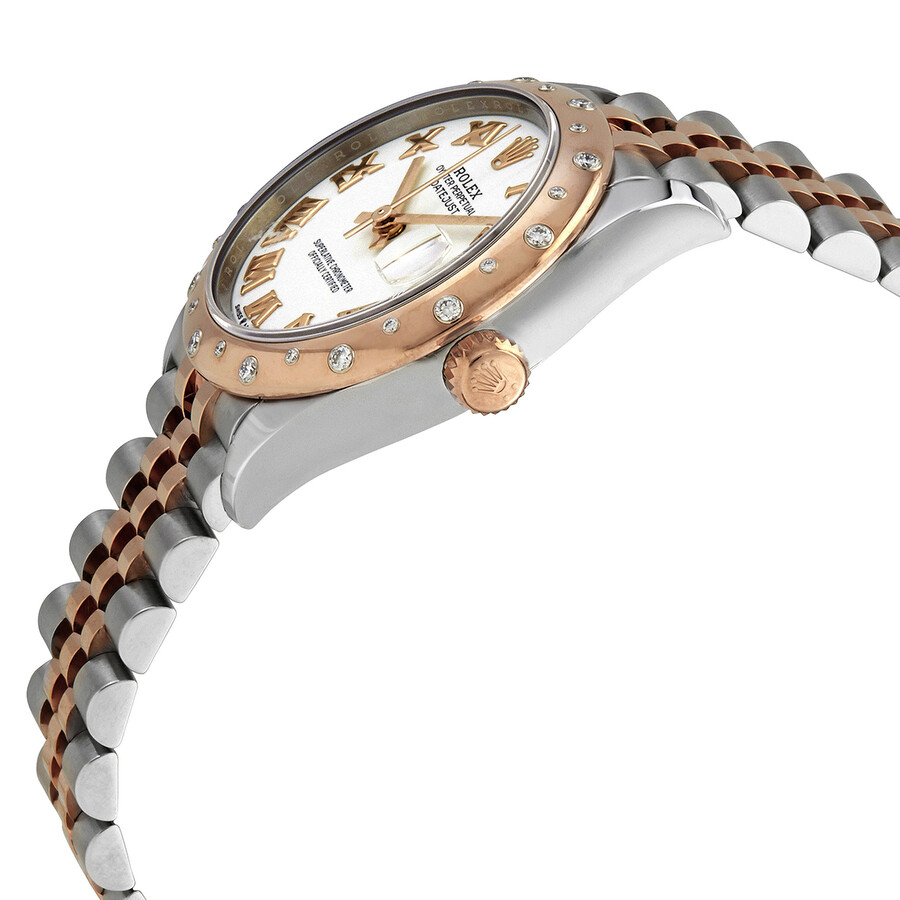 Rolex Datejust 31 White Dial Ladies Steel and 18kt Everose Gold Jubilee Watch 278341WRJ（Lifetime free warranty+90-days replacement service & Refund!.）