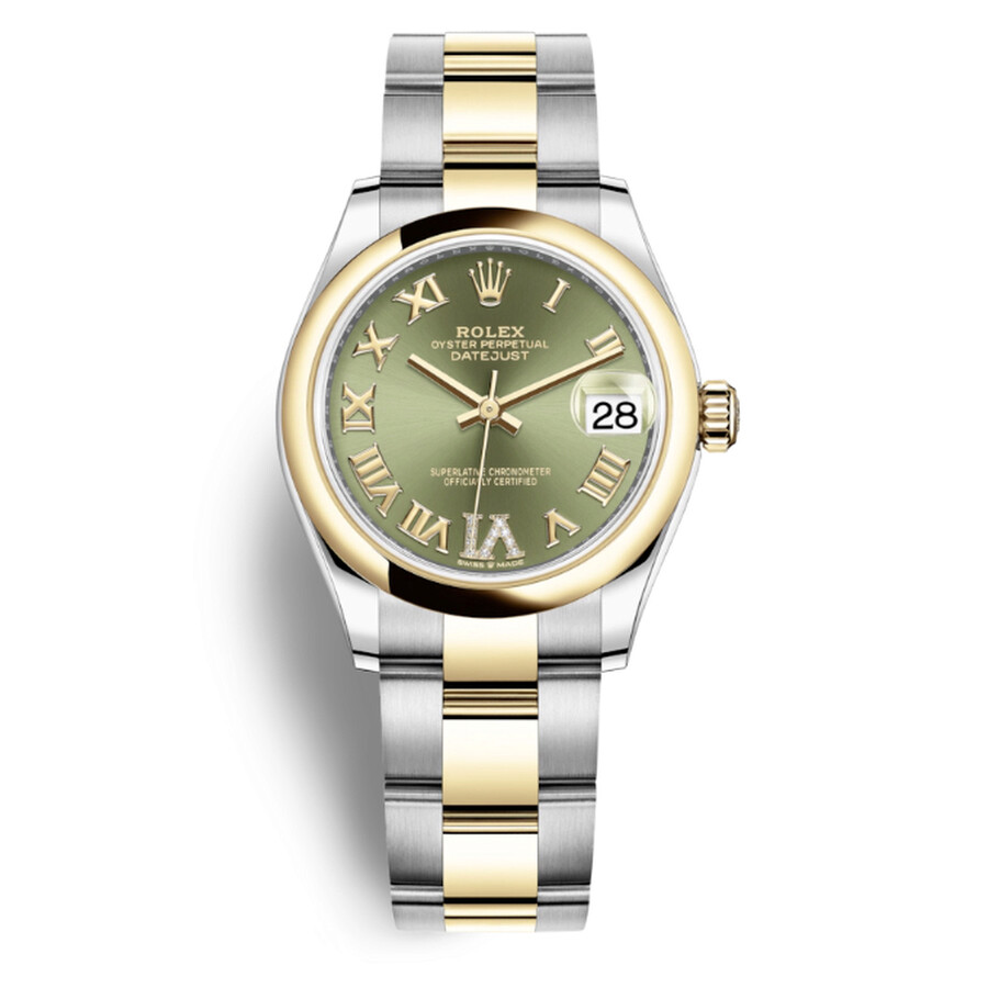 Rolex Datejust 31 Olive Green Dial Ladies Oyster Watch 278243GNRDO（Lifetime free warranty+90-days replacement service & Refund!.）