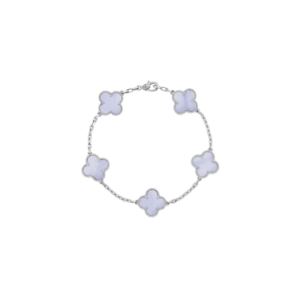 Van Cleef & Arpels Four Leaf Lucky Series 18K Gold Bracelet
