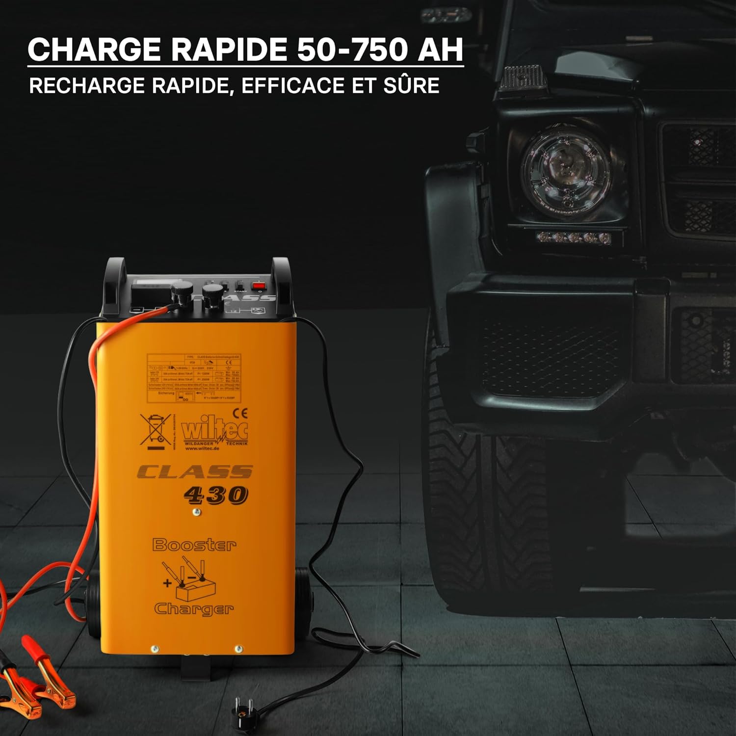Chargeur batterie 12 V 24 V modèle 430