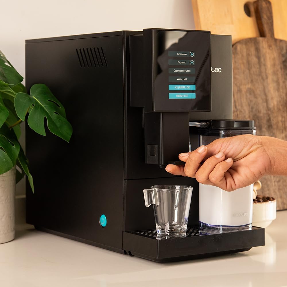 Cafetière superautomatique 1350W thermoblock 19 bars moulin intégré
