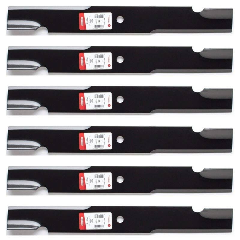Oregon 6 Pack of Genuine OEM Replacement Mower Blades #91-626-6PK