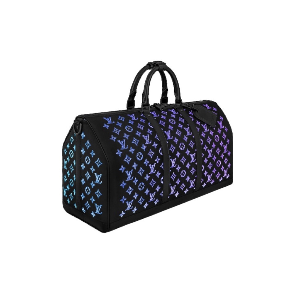 Louis vuittion keepall Travel bag night glow