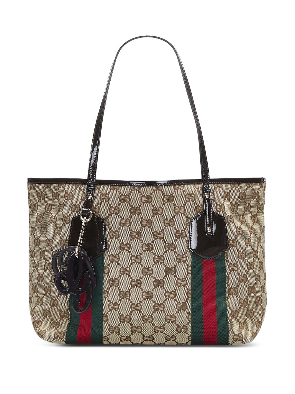 Classic GG Canvas Web Jolie Small Tote