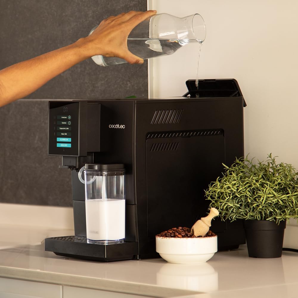 Cafetière superautomatique 1350W thermoblock 19 bars moulin intégré