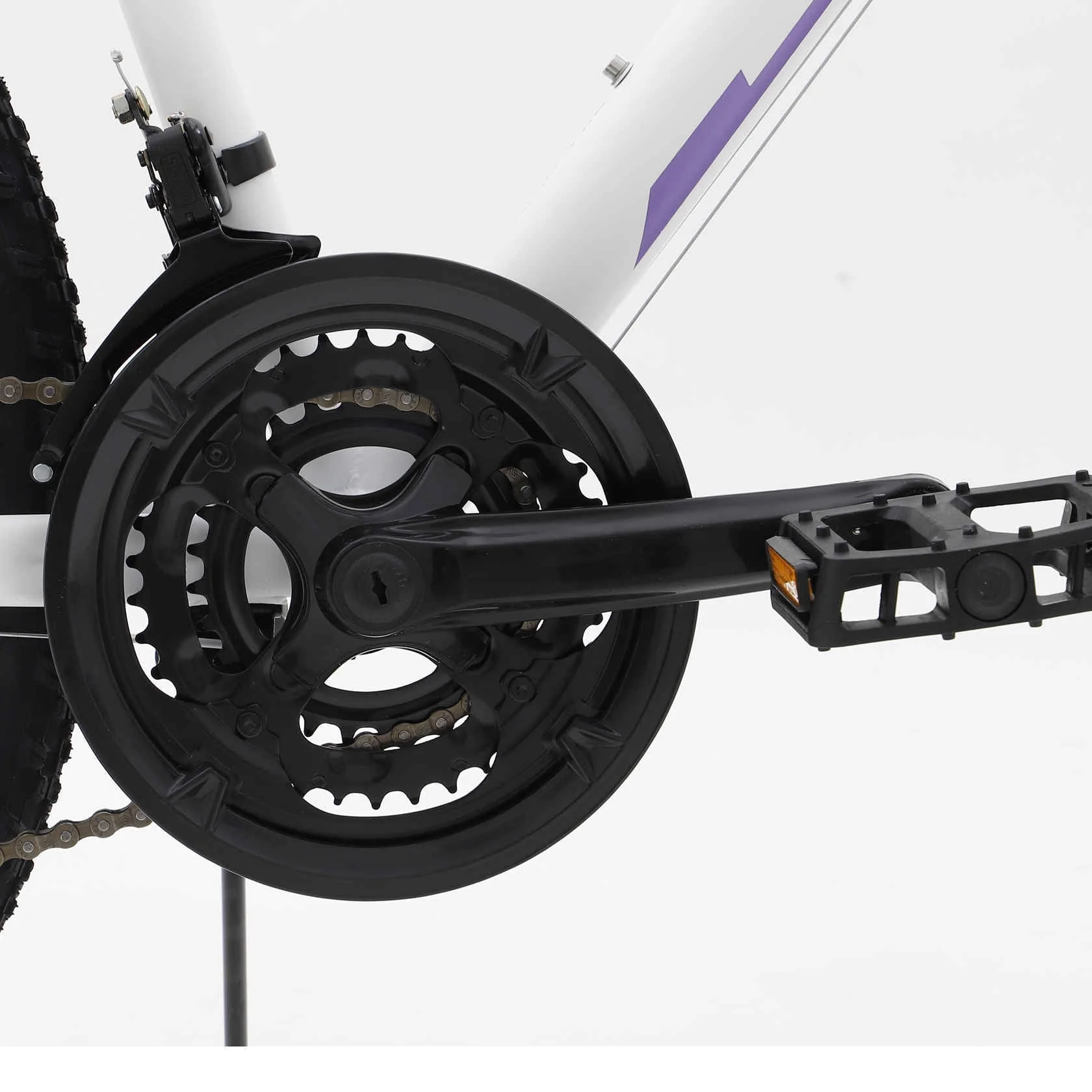 YAPENG Adults Hybrid Bikes, Shimano 21 Speeds Mountain Bike, 26 in Wheel Purple