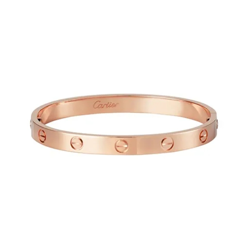 Cartier LOVE Series Wide 18K Bracelet