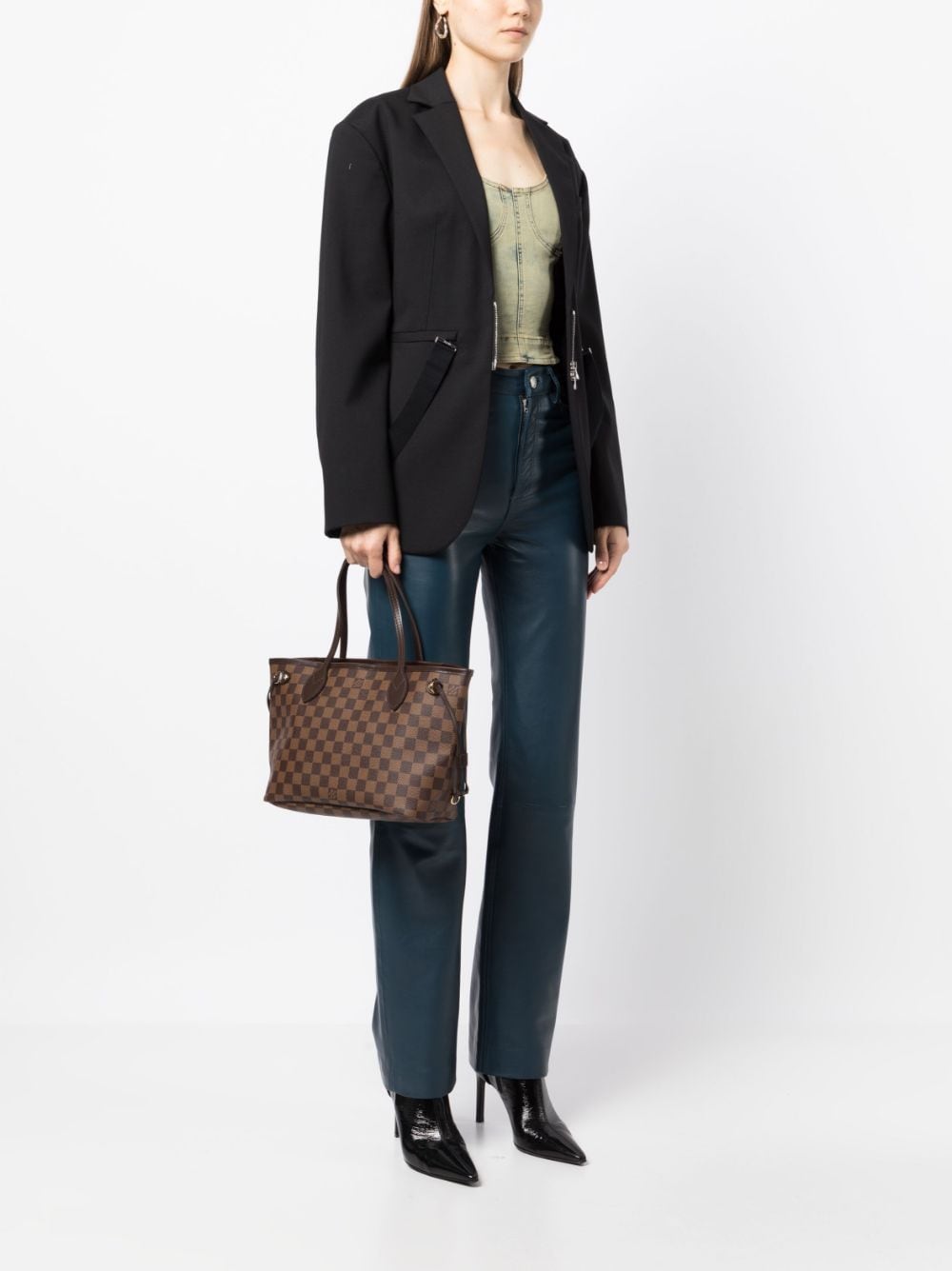 Damier Ebene Neverfull PM Handbag (2011 Collection)