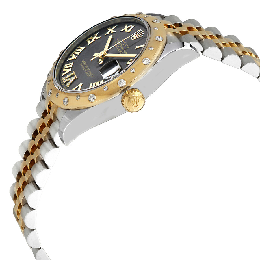 Rolex Datejust 31 Dark Grey Dial Automatic Ladies Steel and 18kt Yellow Gold Jubilee Watch 278343DGYDRJ（Lifetime free warranty+90-days replacement service & Refund!.）