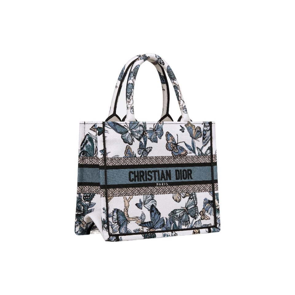 Dior tote Butterfly printing