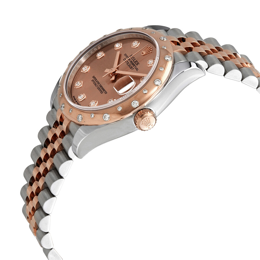 Rolex DateJust 31 Rose Dial Automatic Ladies Steel and 18kt Everose Gold Jubilee Watch 278341PDJ（Lifetime free warranty+90-days replacement service & Refund!.）