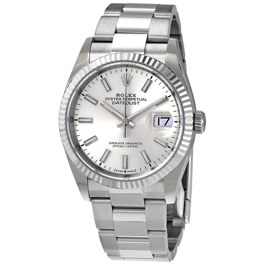 Rolex Datejust 36 Automatic Silver Dial Ladies Oyster Watch 126234SSO（Lifetime free warranty+90-days replacement service & Refund!.）