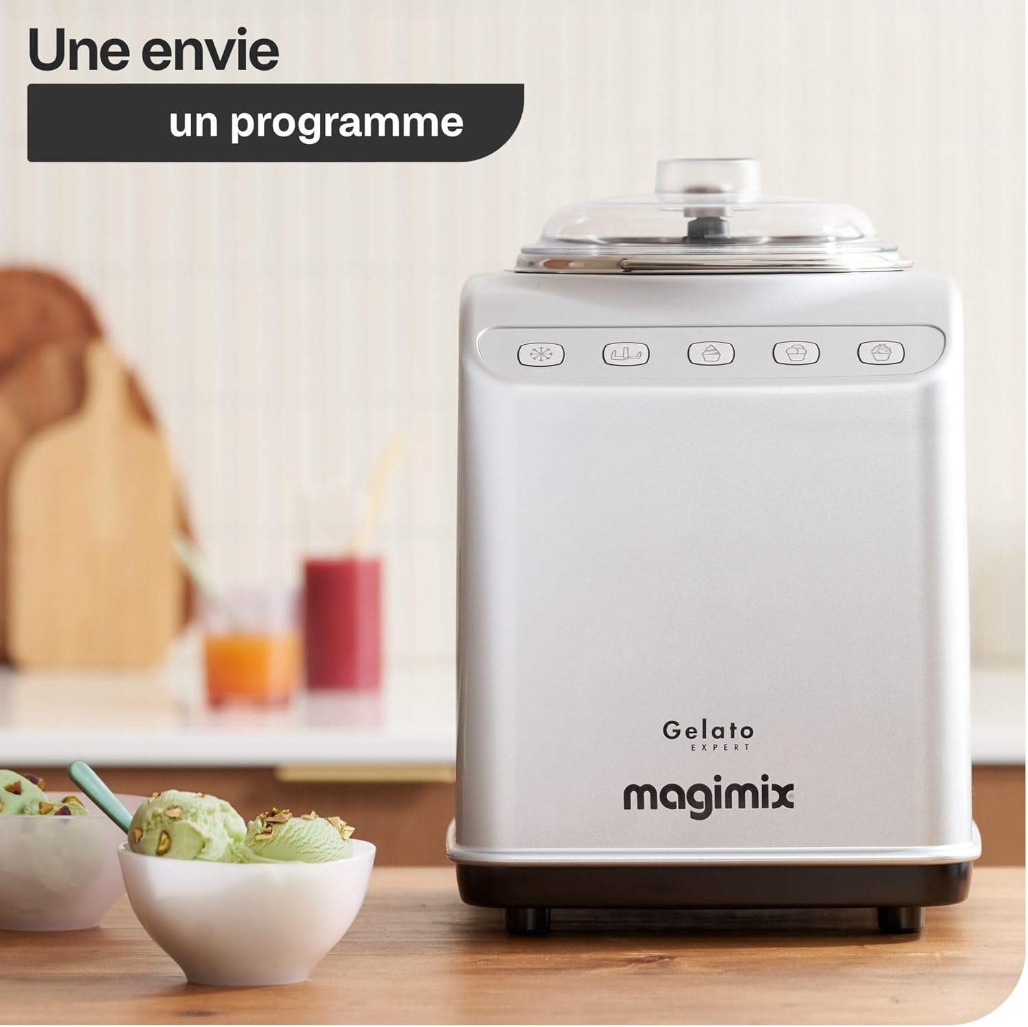 Sorbetière turbine à glace professionnelle granité gelato expert