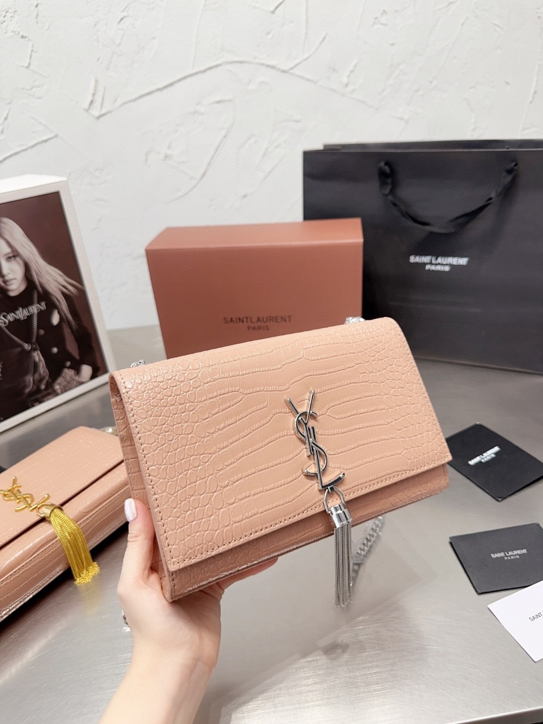 YSL Kate tassel bag size 24*14cm