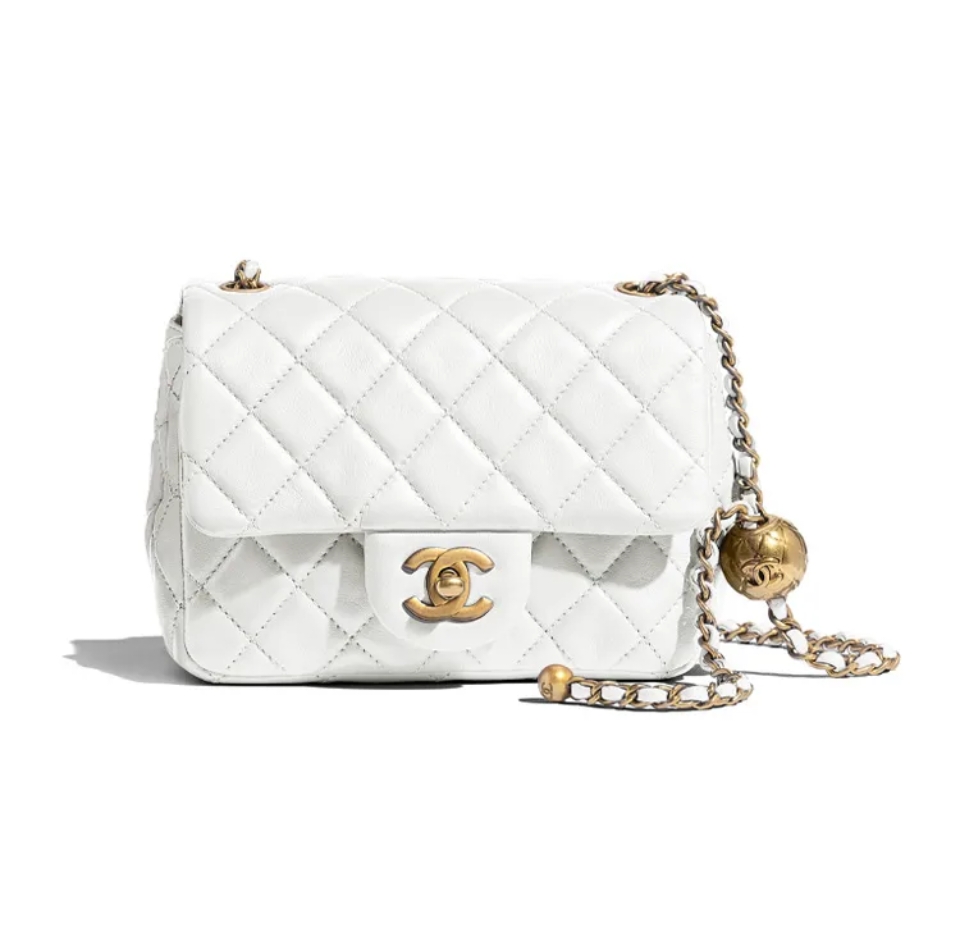 CHANEL CF 22S Shoulder Bag With Golden Ball 17/20cm