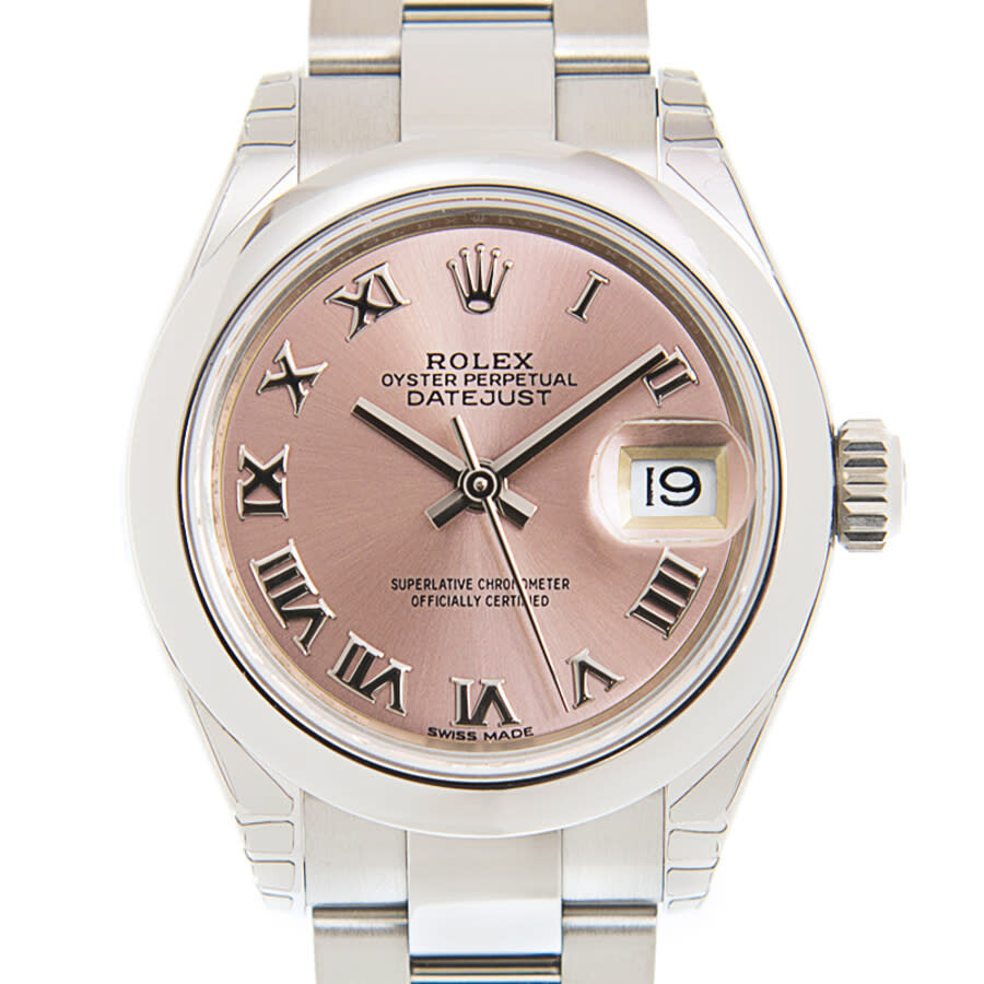 Rolex Lady-Datejust Pink Dial Automatic Ladies Oyster Watch 279160PRO（Lifetime free warranty+90-days replacement service & Refund!.）