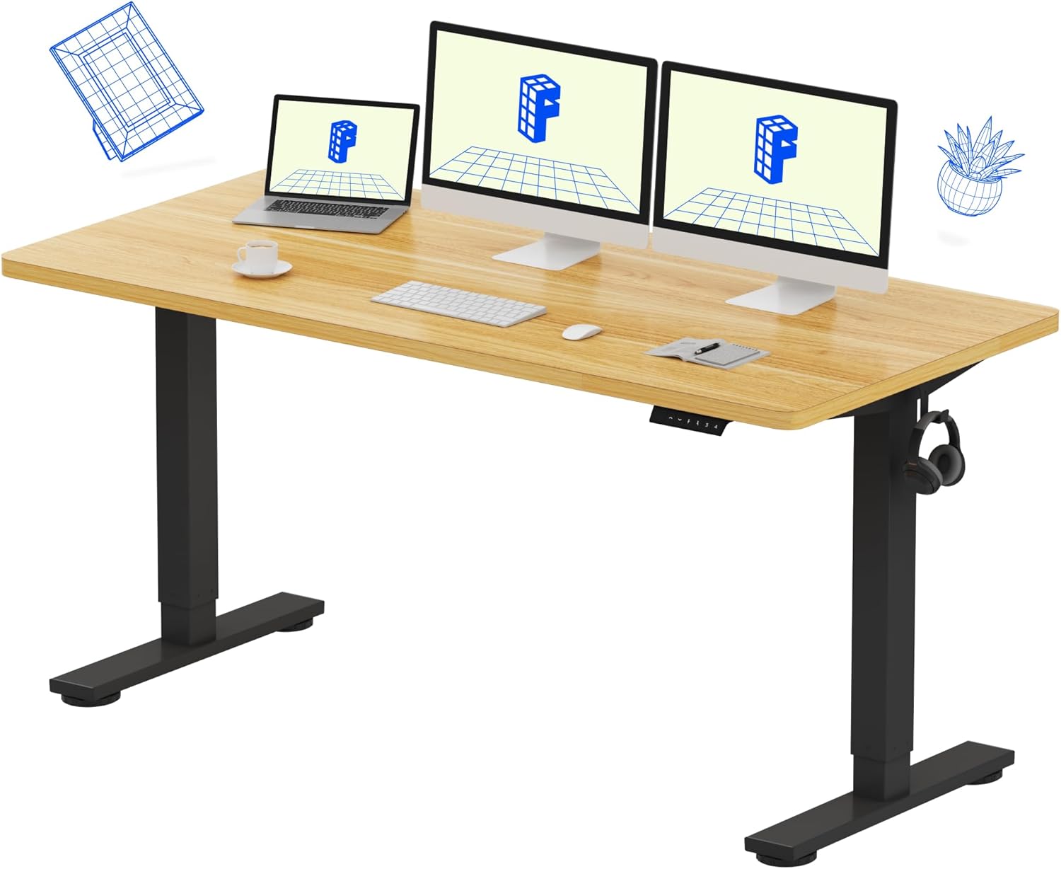FLEXISPOT EN1 Whole-Piece Standing Desk