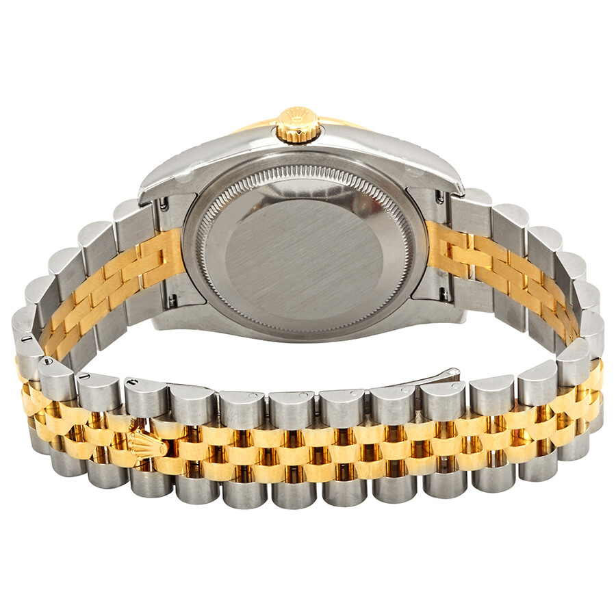 Rolex Oyster Perpetual Datejust 36 White Dial Stainless Steel and 18K Yellow Gold Jubilee Bracelet Automatic Ladies Watch 116243WRJ（Lifetime free warranty+90-days replacement service & Refund!.）
