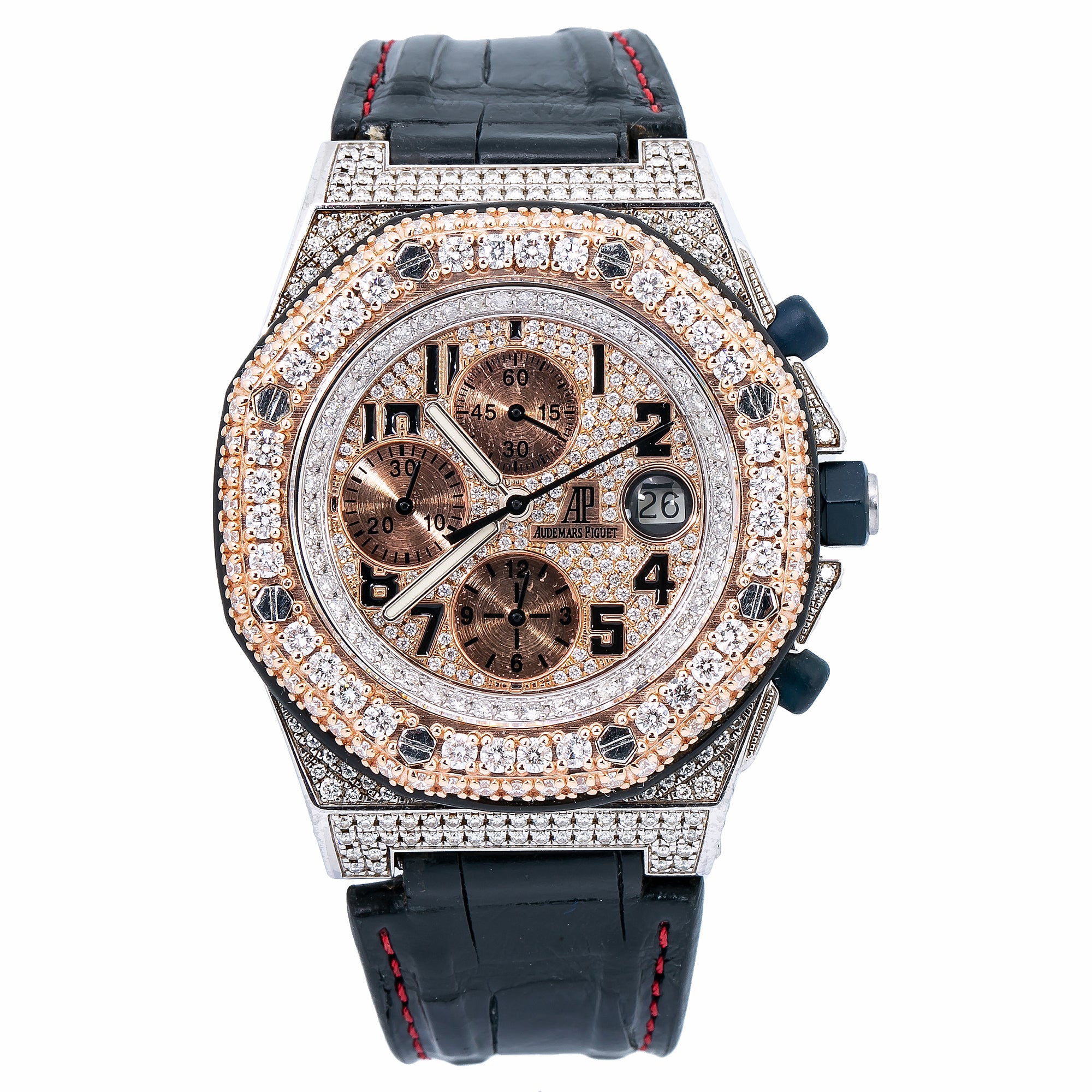 Audemars Piguet Royal Oak Offshore Chronograph 26170ST 42MM With Leather Bracelet