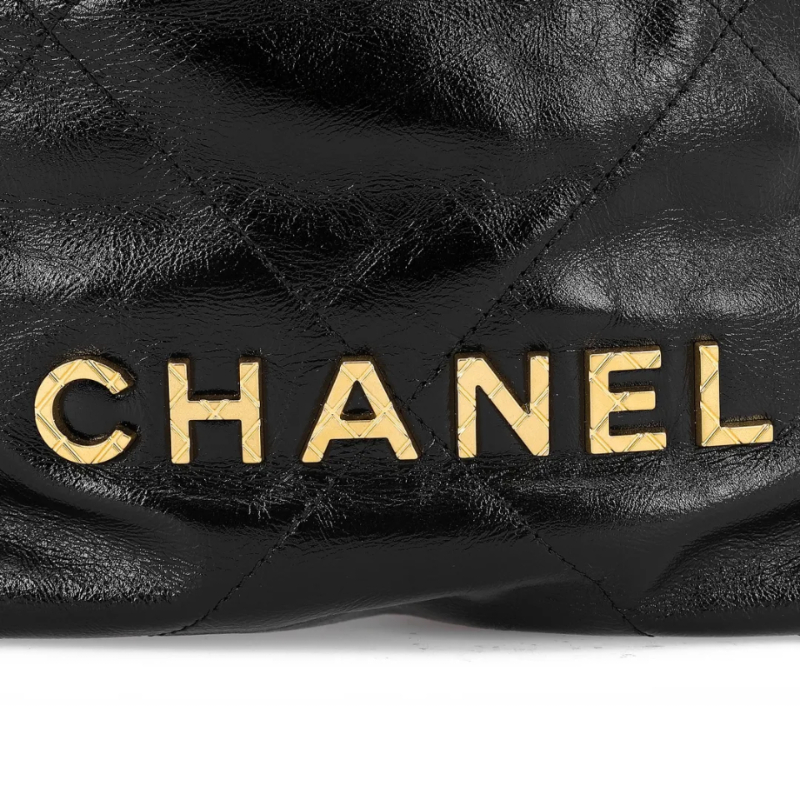 Chanel 22 Drawstring pearl chain crossbody bag