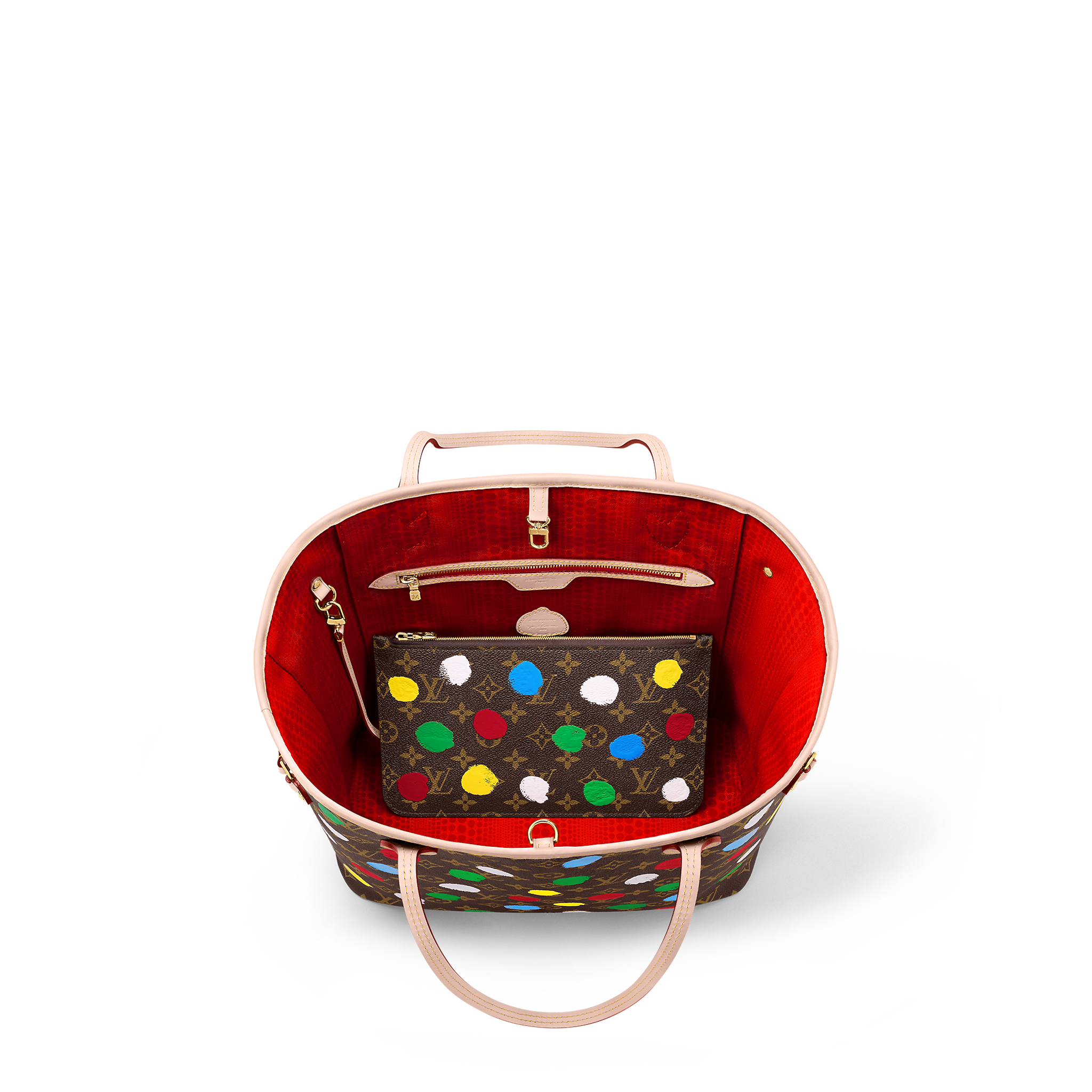 Louis Vuitton M46381 LV x YK NEVERFULL