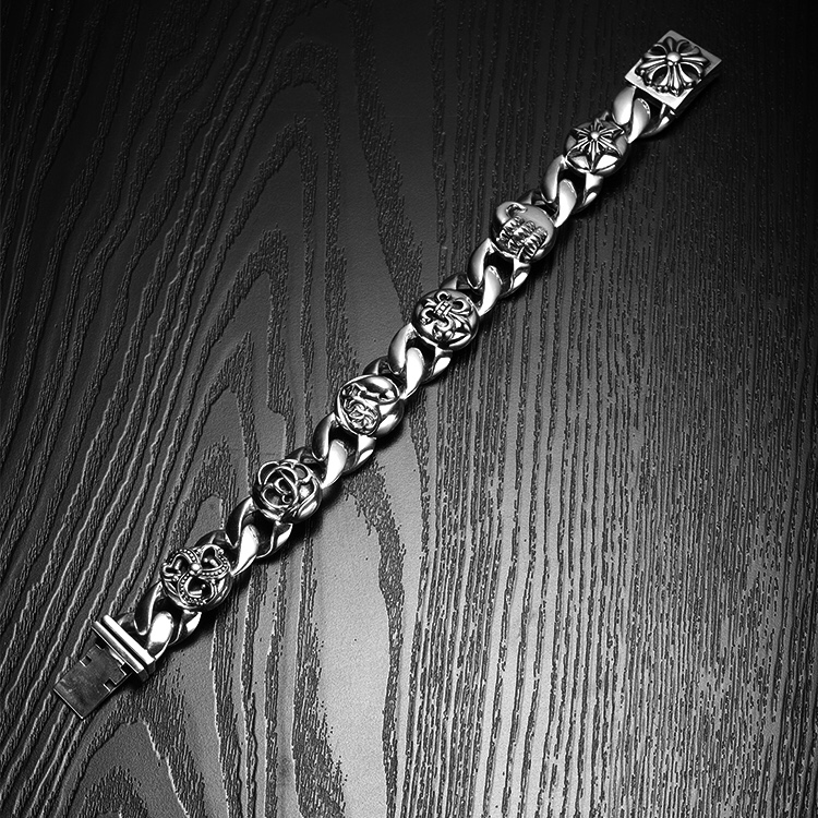 Chrome Hearts Bracelet 925 Sliver 22 CM
