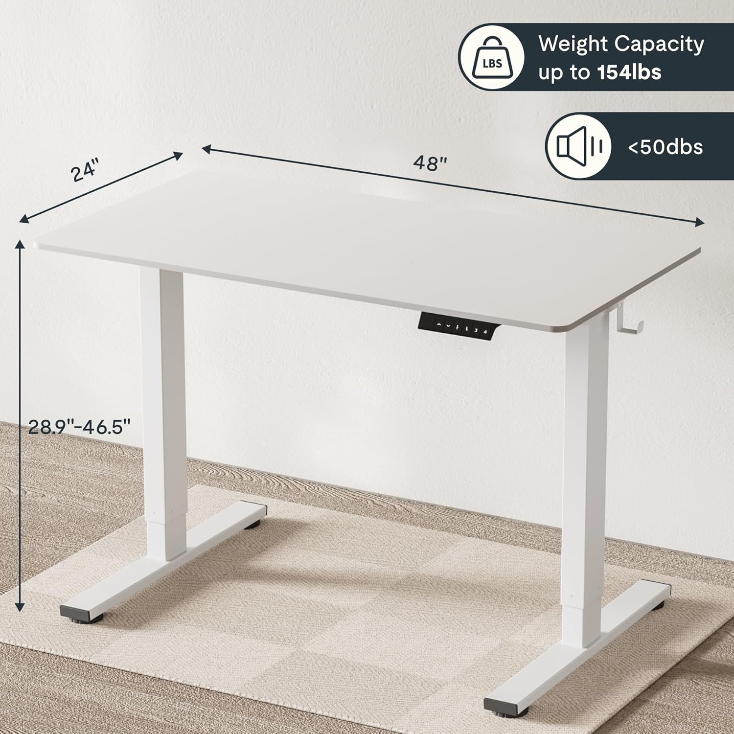 FLEXISPOT EN1 Whole-Piece Standing Desk