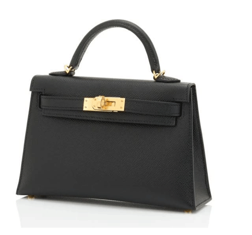 HERMES Epsom Casaque Mini Kelly Sellier 20 Black Bleu Indigo Rouge Grenat