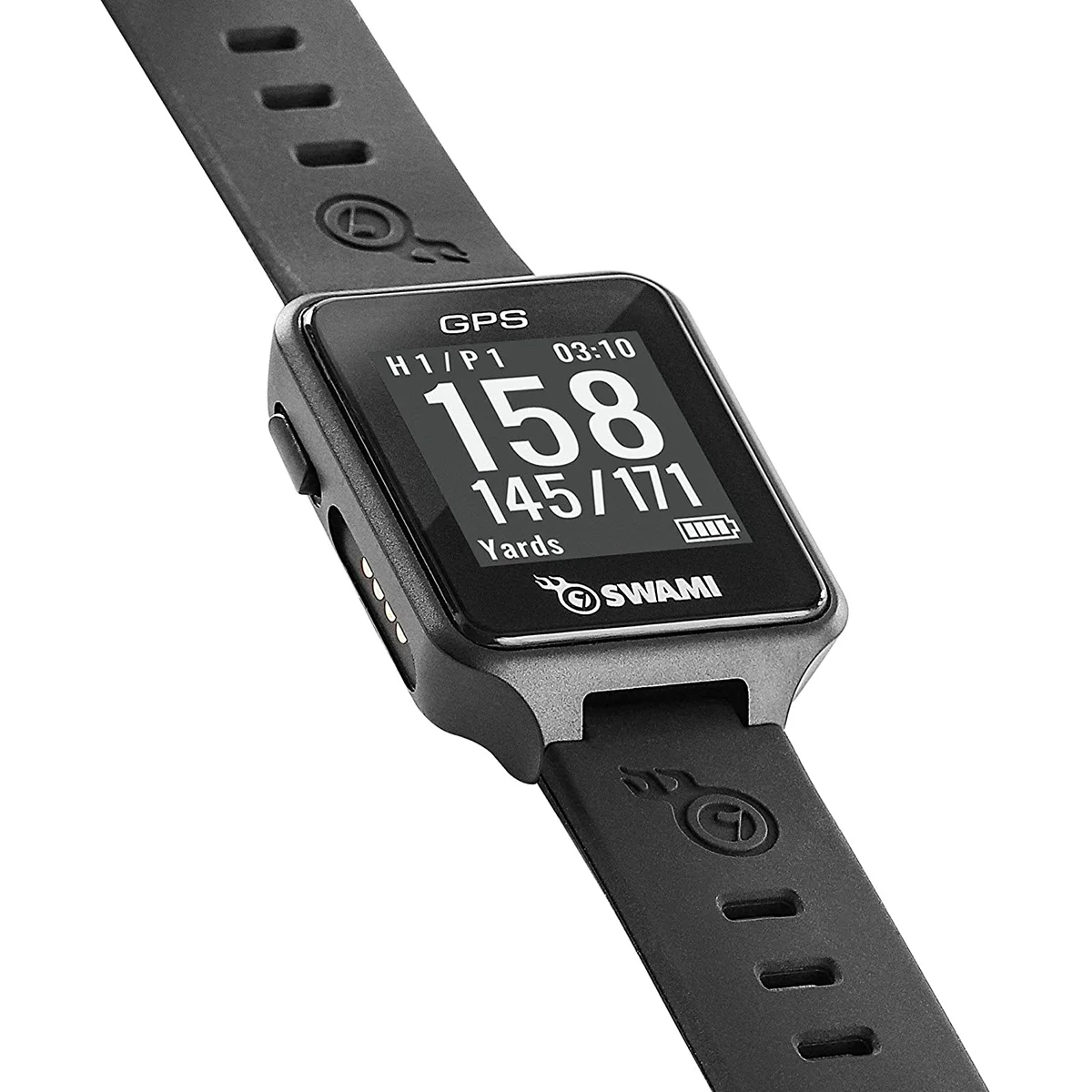 IZZO Golf Swami Golf GPS Watch, with 38, 000+ Preloaded Course Maps
